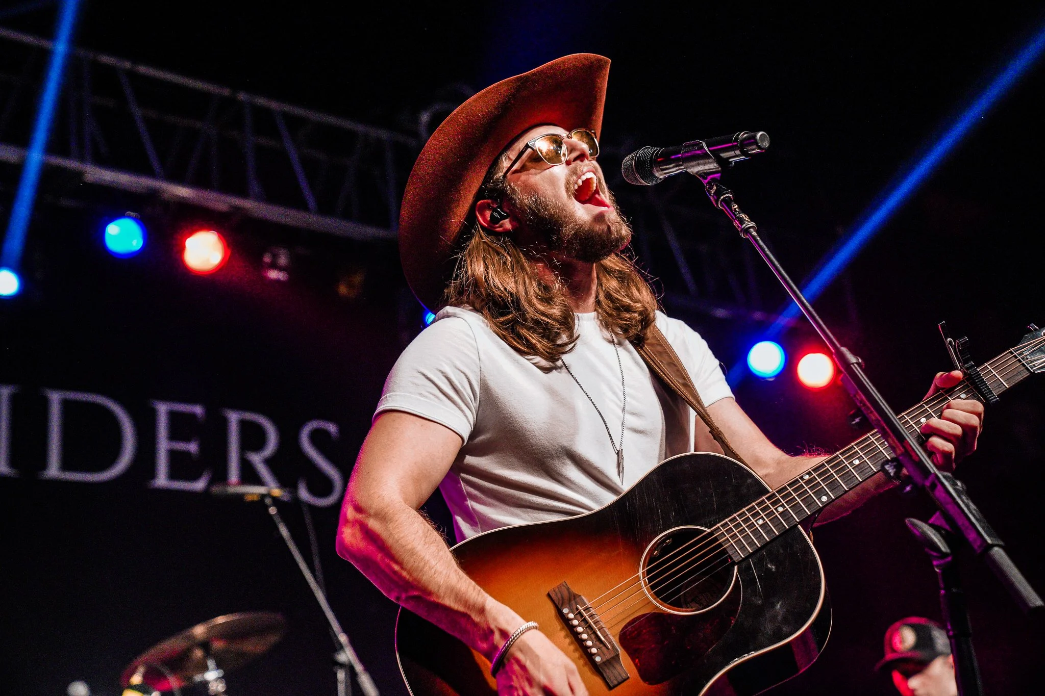 Warren Zeiders performing on tour